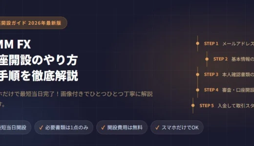DMMFX口座開設のやり方！全手順を徹底解説